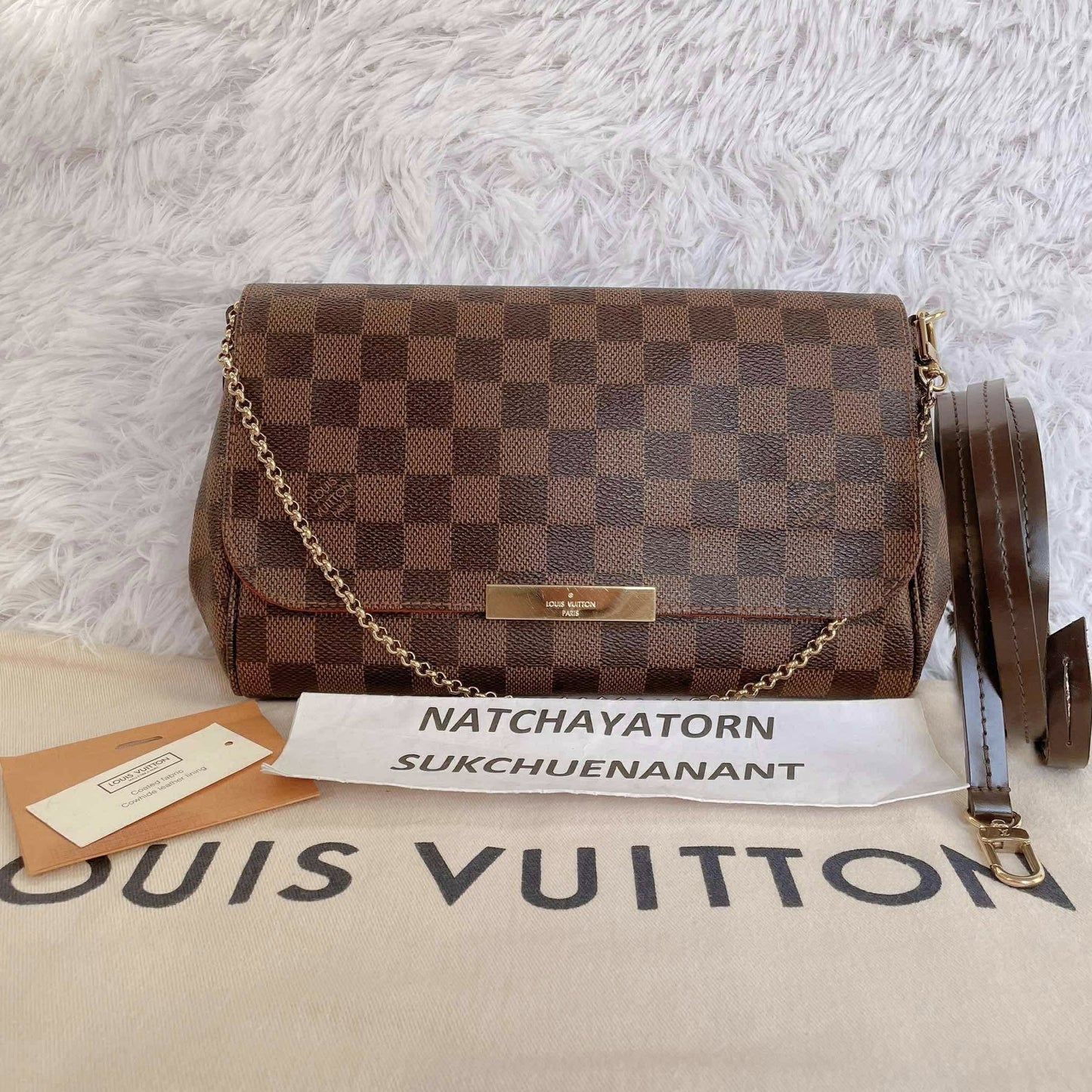 Favorite mm damier with dust bag FL4136