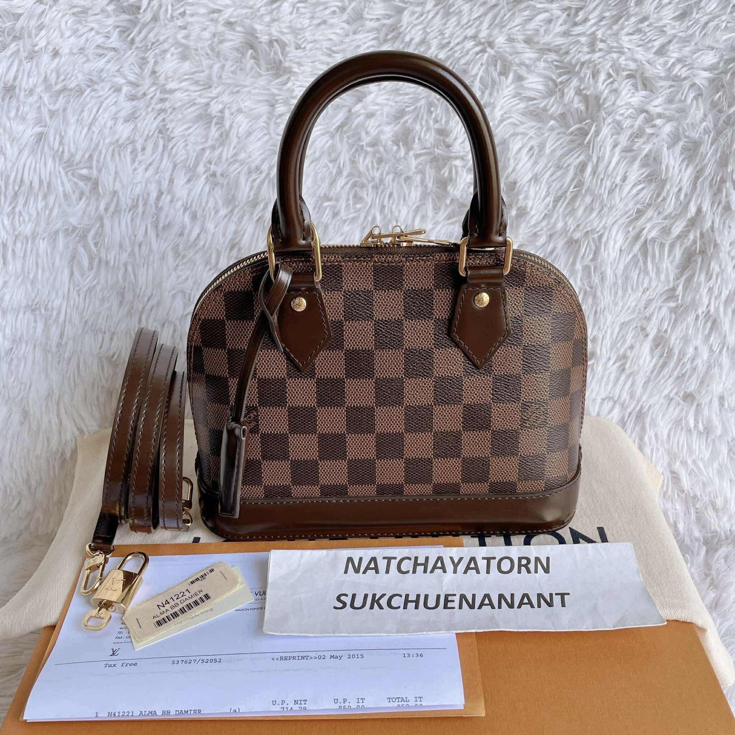 Alma bb de with box dust bag key set