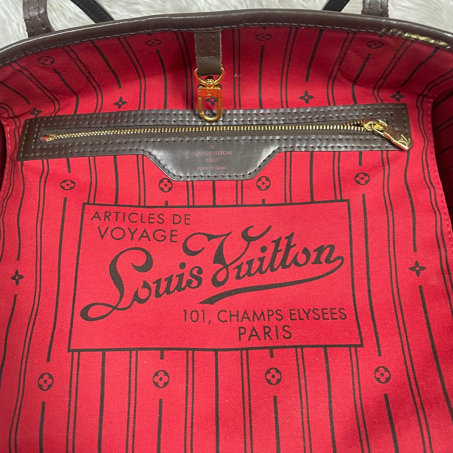 Authentic Neverfull mm damier ebene in very great condition!!! (GI4153 date code) with dust bag!!!