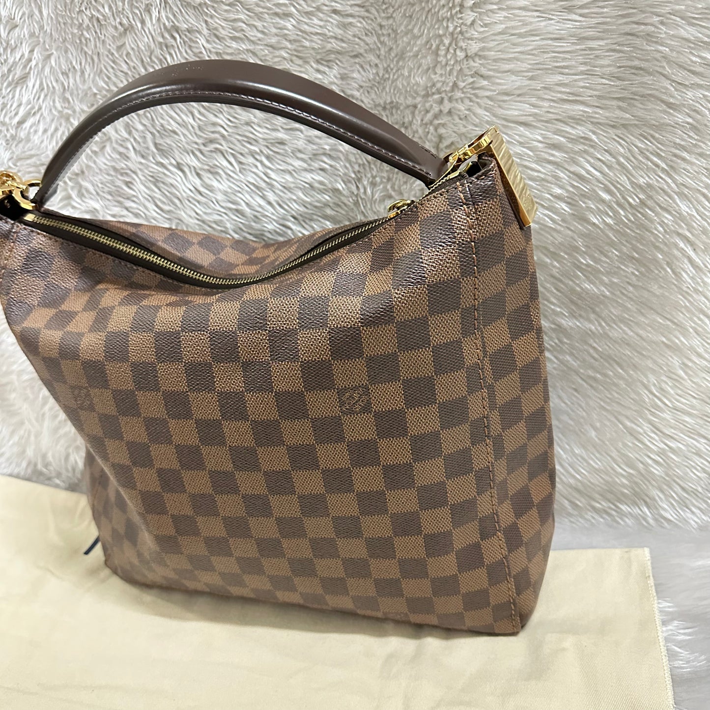 Authentic Super excellent Portobello PM damier ebene in very beautiful condition with dust bag !!! (SP4162 Date code)