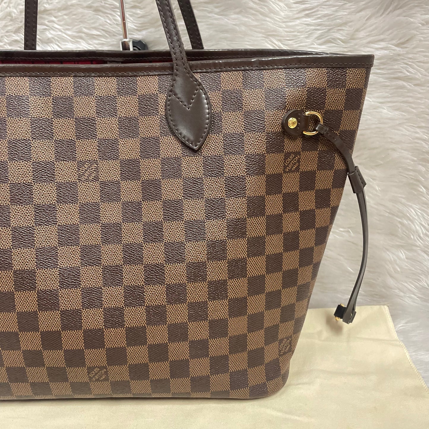 Authentic Neverfull mm damier ebene in very great condition!!! (GI4153 date code) with dust bag!!!