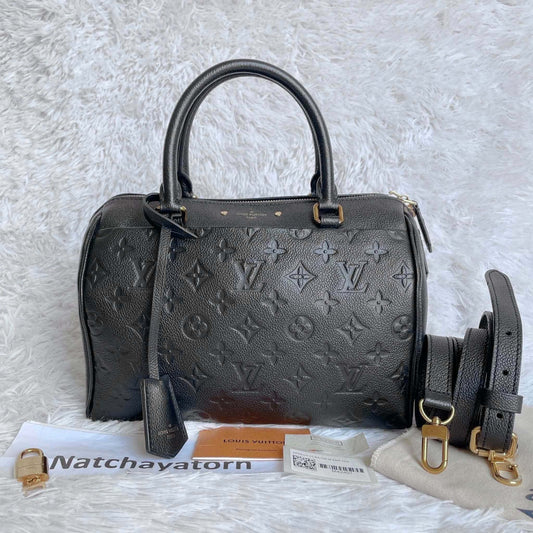 Speedy 25 empreinte noir with dust bag and key set