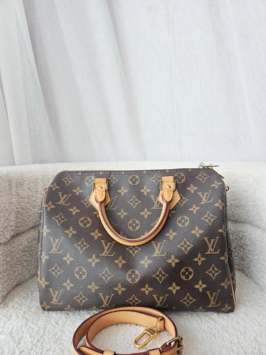 Speedy 30 monogram bandouliere