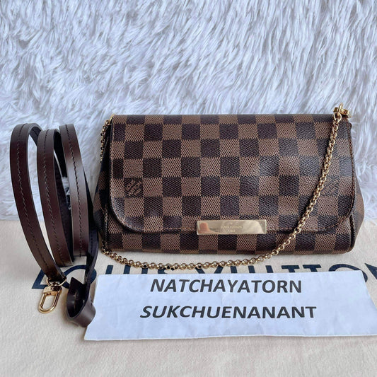 Rare and beautiful Favorite pm damier ebene in great condition with dust bag!!! (FL0184 date code)