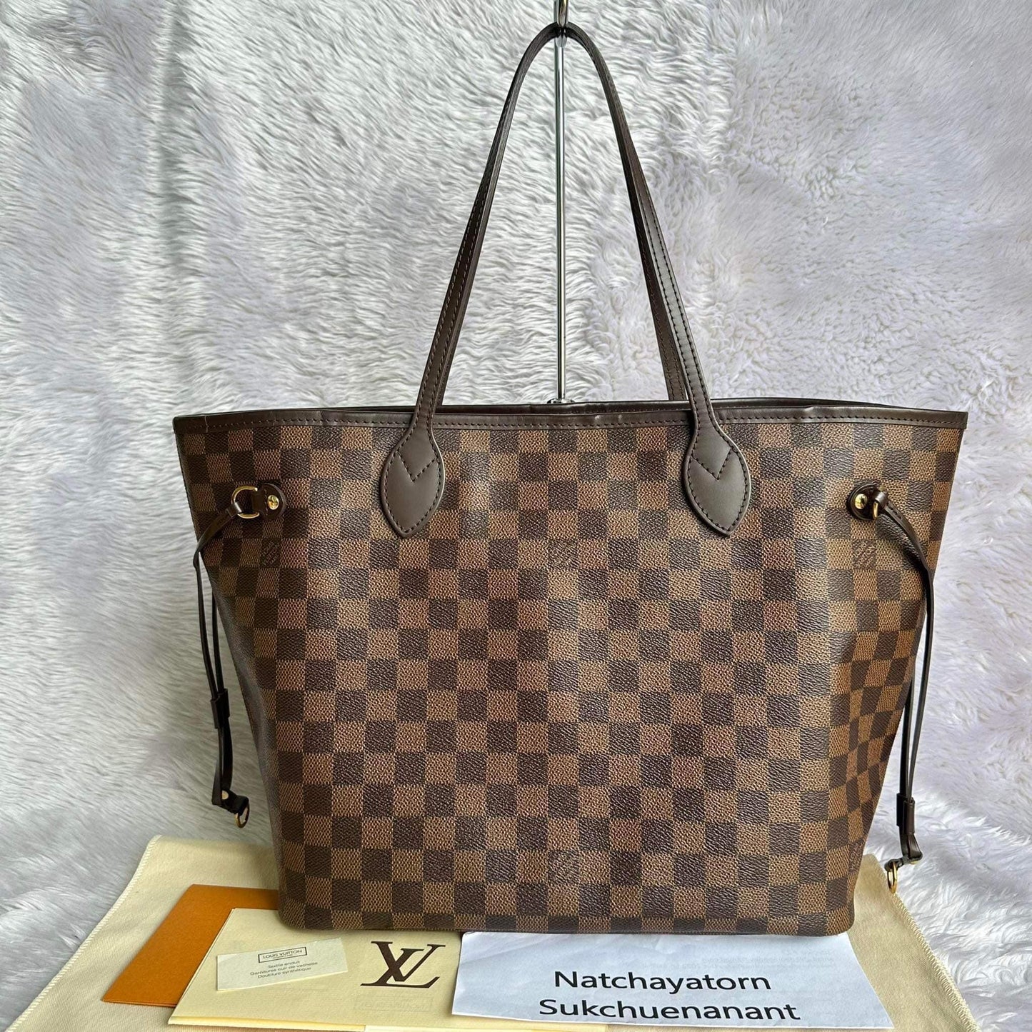 Neverfull mm damier ebene