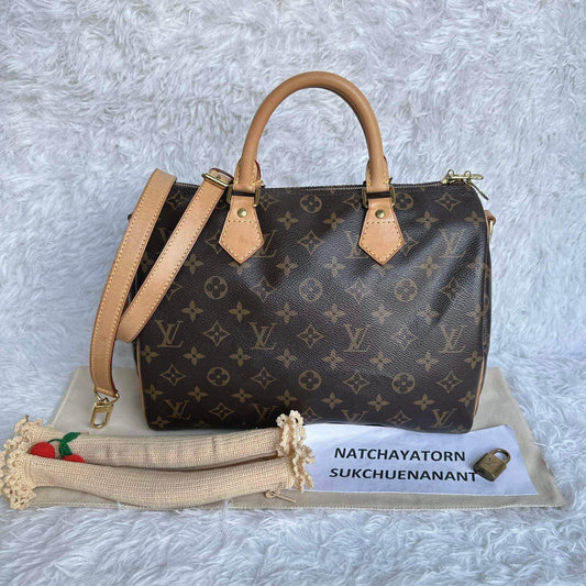 Speedy 30 monogram Bandouliere in very beautiful condition with dust bag and key set !!! (DU4181 date code)