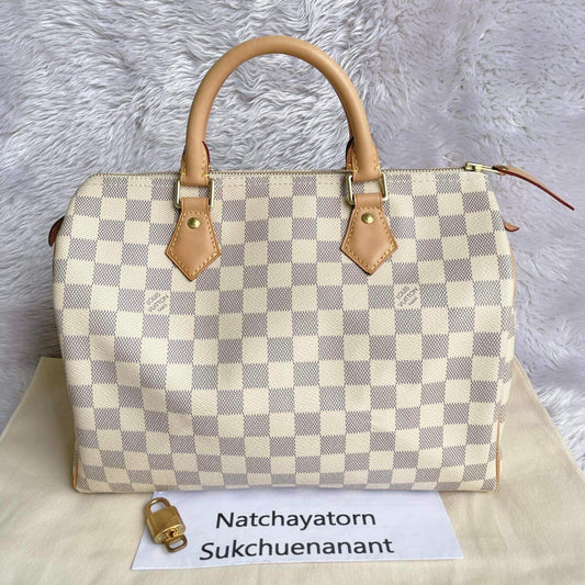 Beautiful Speedy 30 damier azur in nice condition with dust bag and key set!!! (BA0136 date code)