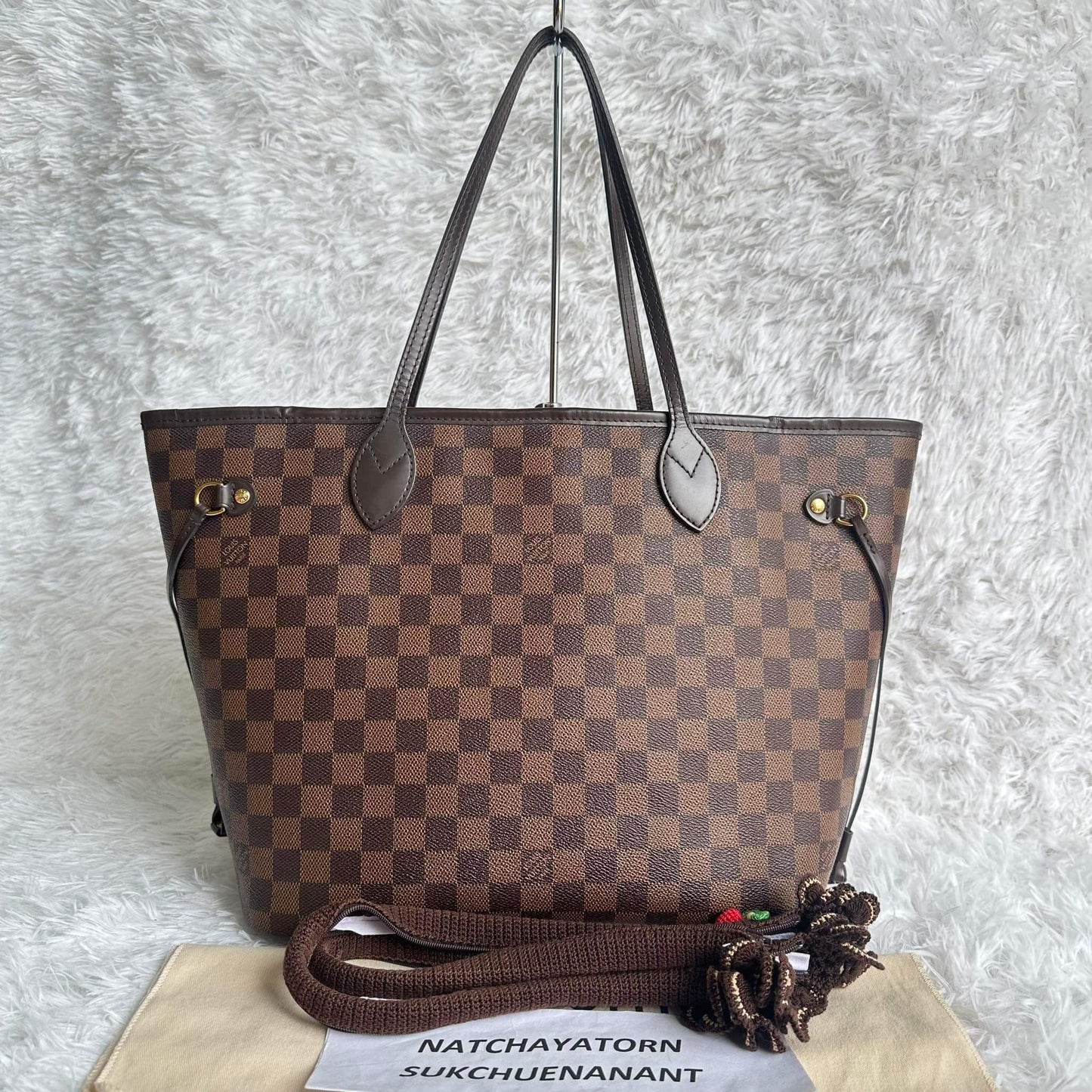 Neverfull mm damier ebene