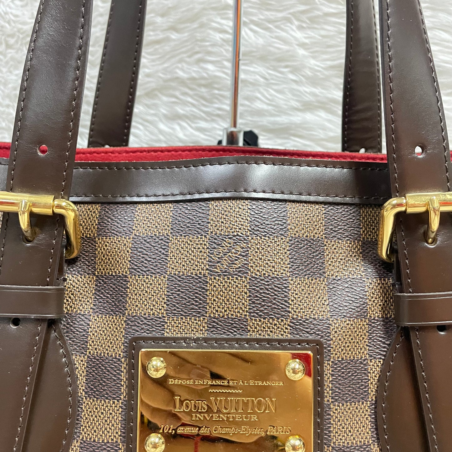 Authentic Excellent Hampstead MM damier ebene in very great condition with dust bag !!! (CA1173 date code)