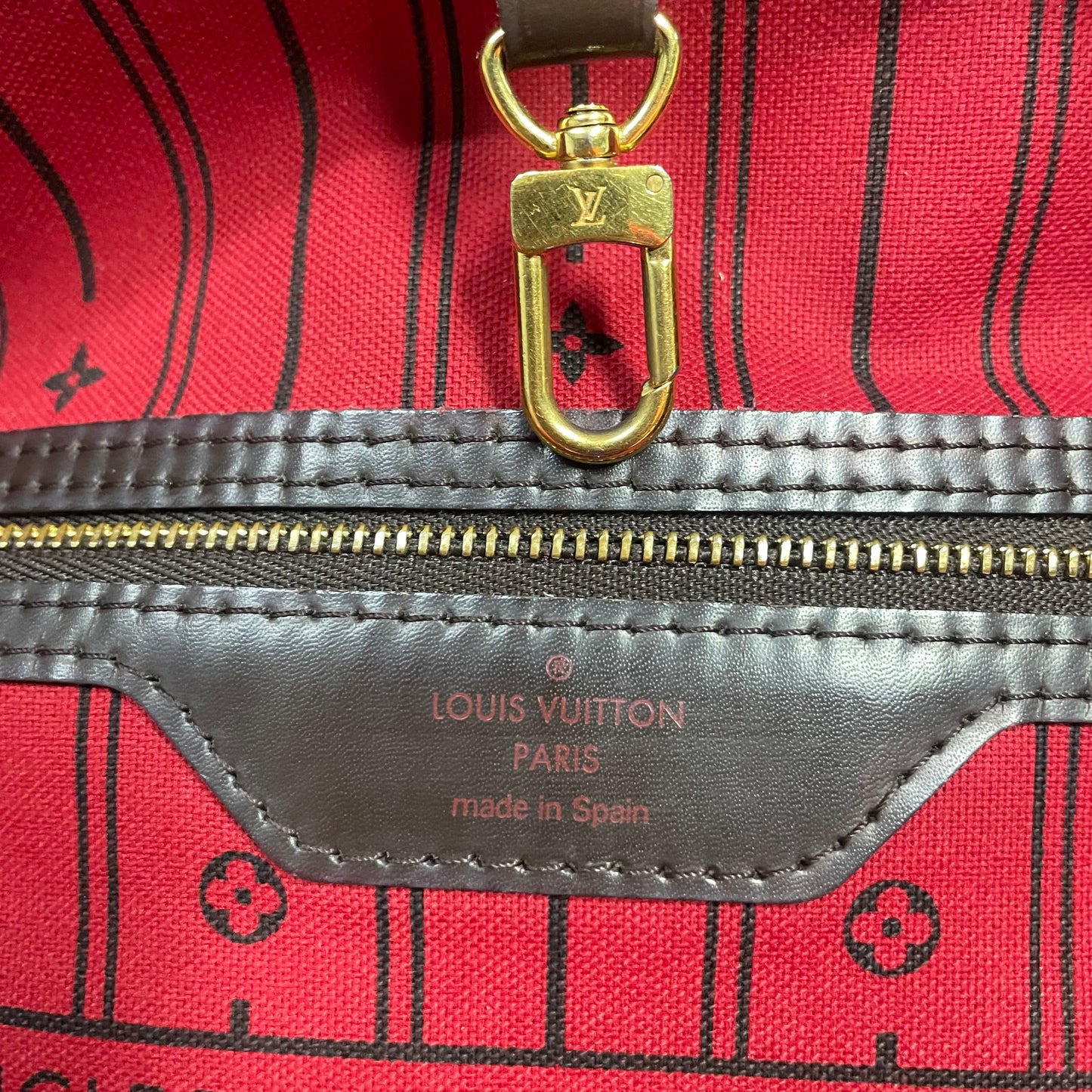 Authentic Neverfull mm damier ebene in very great condition!!! (GI4153 date code) with dust bag!!!