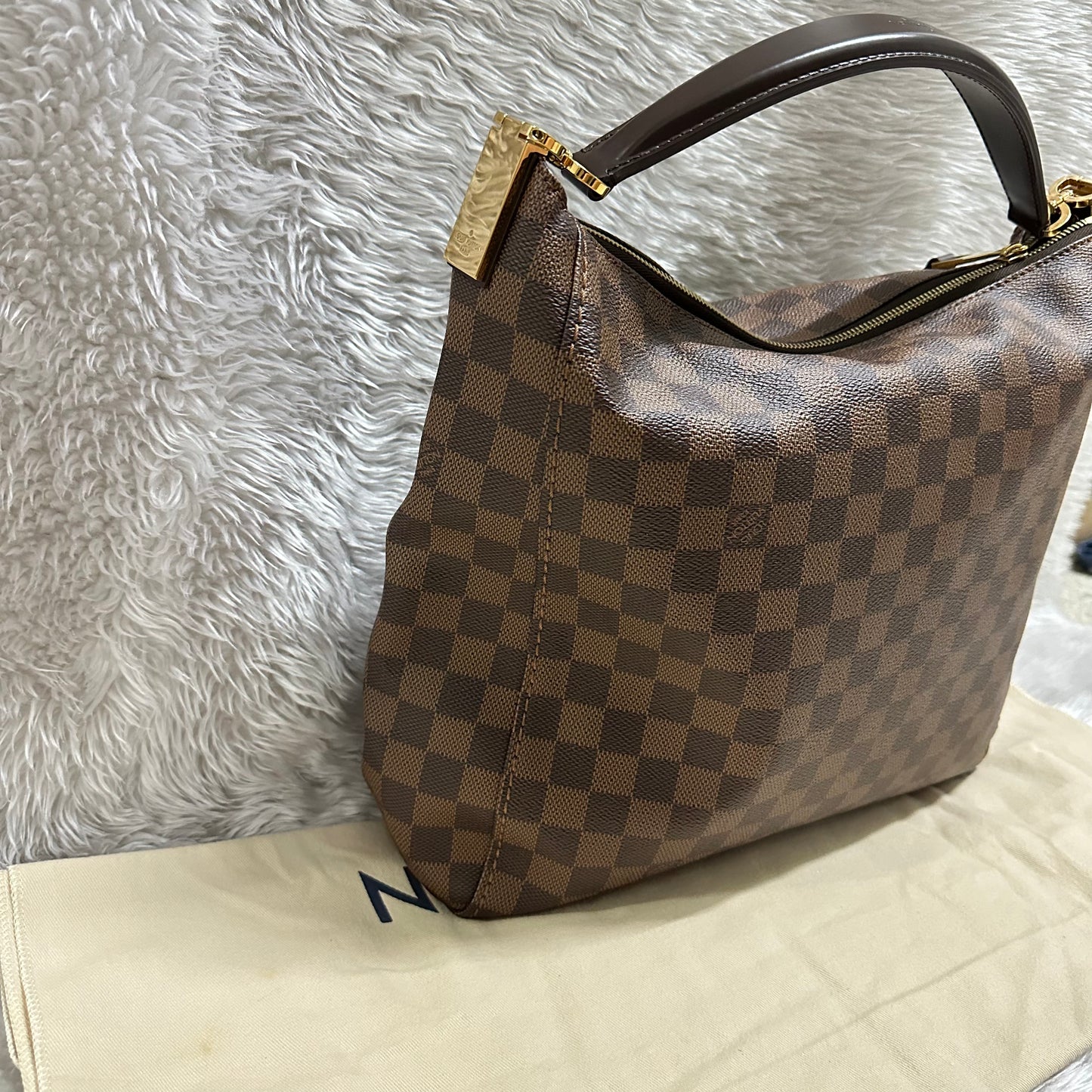 Authentic Super excellent Portobello PM damier ebene in very beautiful condition with dust bag !!! (SP4162 Date code)