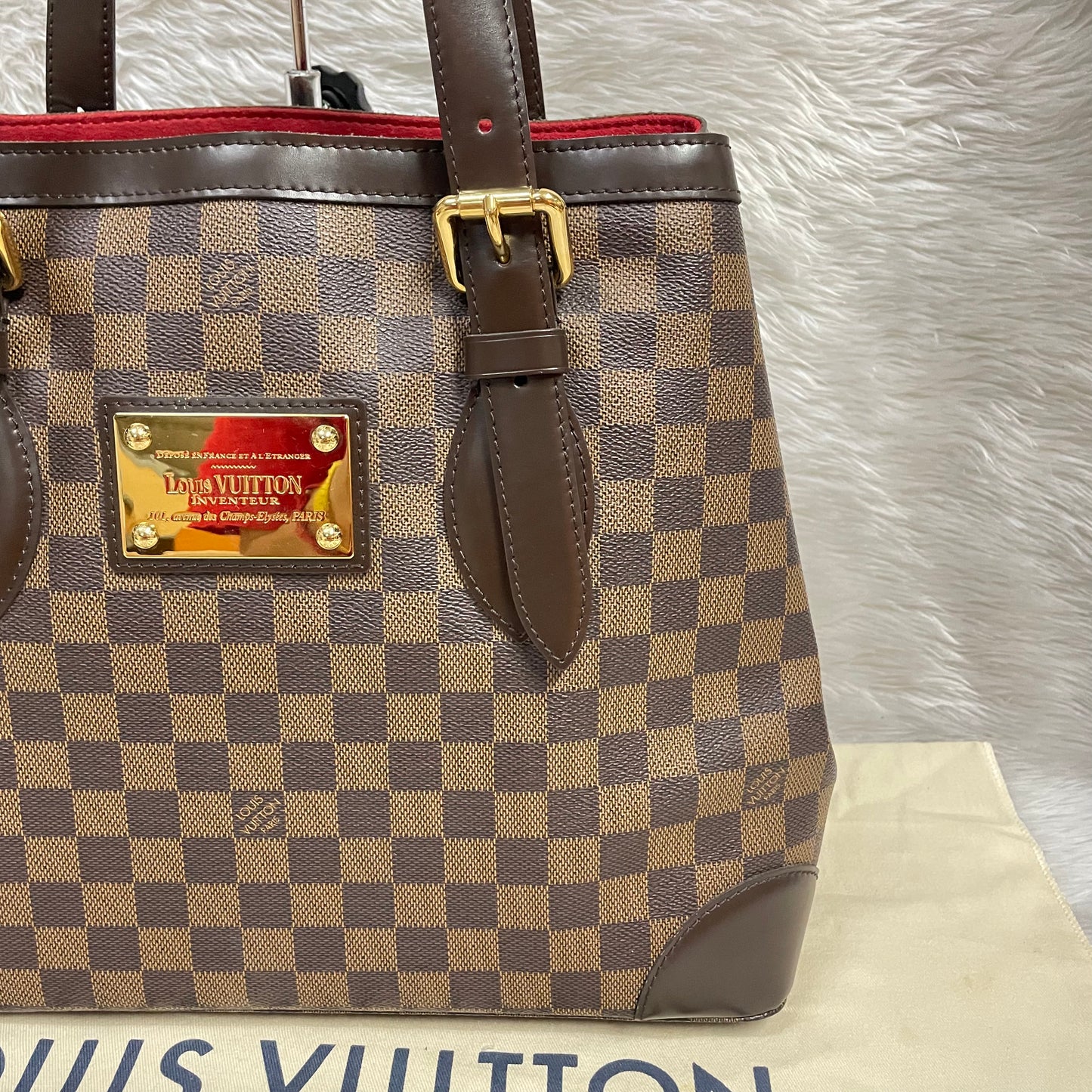 Authentic Excellent Hampstead MM damier ebene in very great condition with dust bag !!! (CA1173 date code)