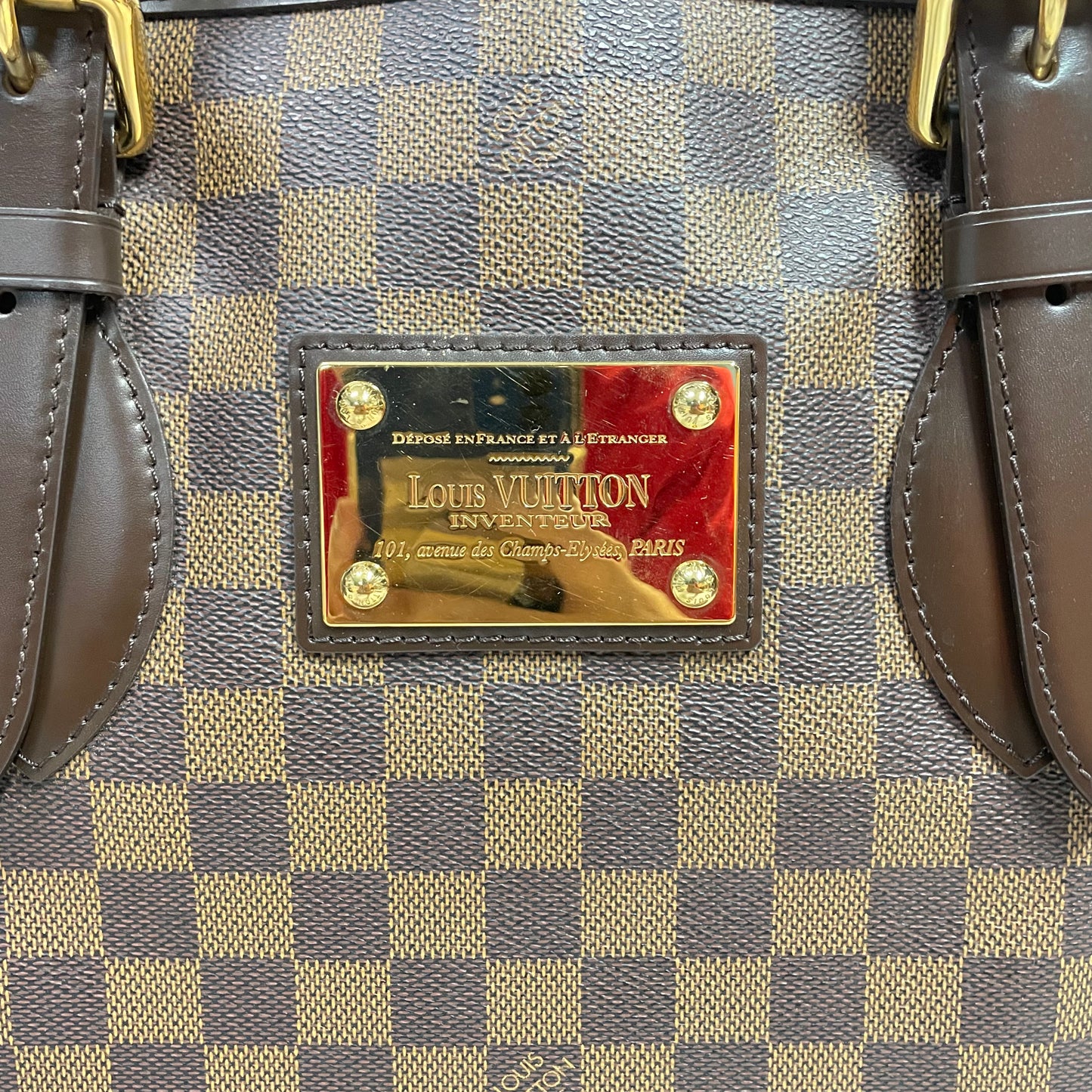 Authentic Excellent Hampstead MM damier ebene in very great condition with dust bag !!! (CA1173 date code)