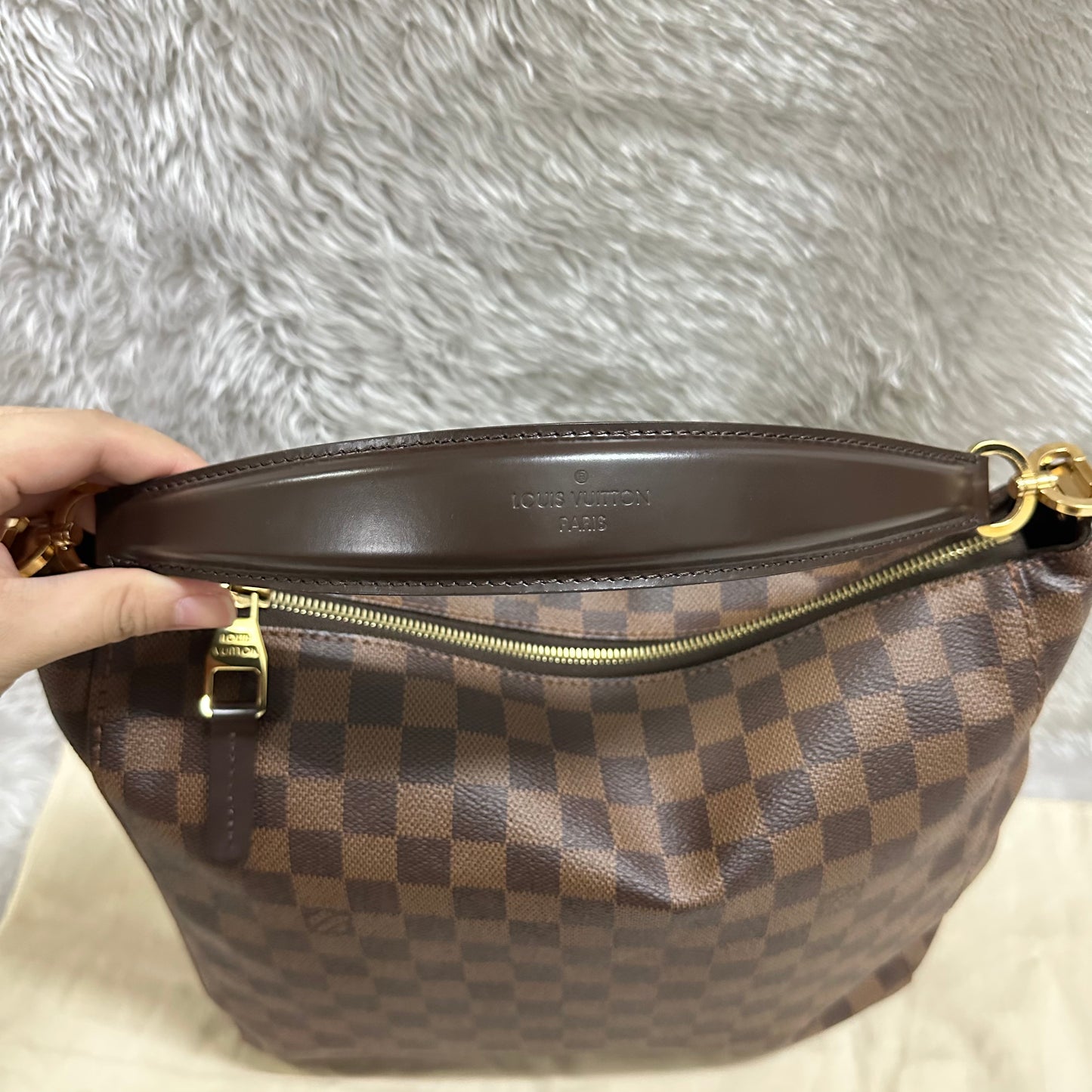 Authentic Super excellent Portobello PM damier ebene in very beautiful condition with dust bag !!! (SP4162 Date code)