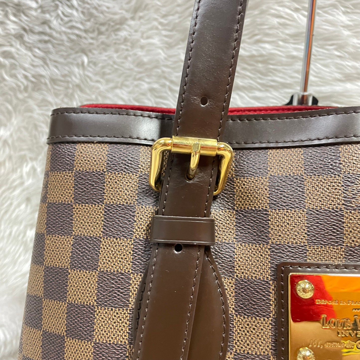 Authentic Excellent Hampstead MM damier ebene in very great condition with dust bag !!! (CA1173 date code)