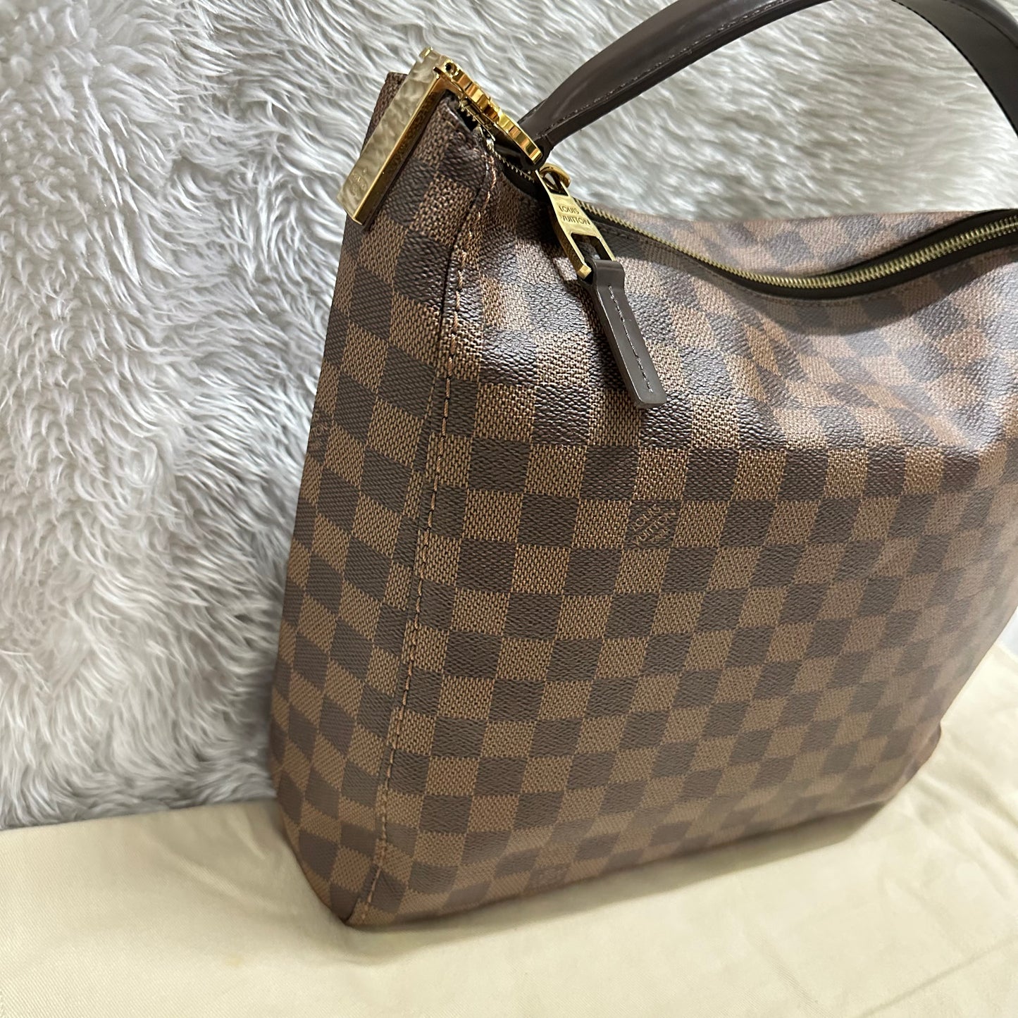 Authentic Super excellent Portobello PM damier ebene in very beautiful condition with dust bag !!! (SP4162 Date code)