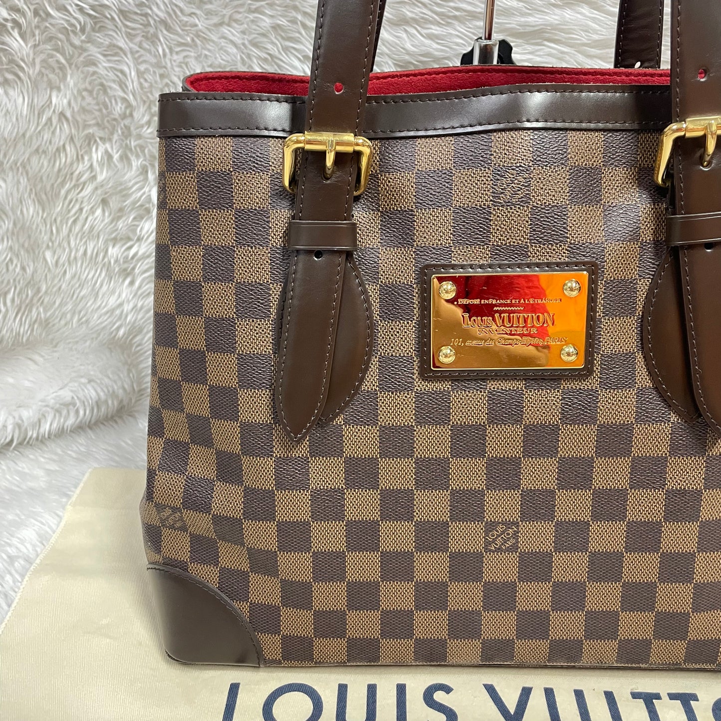 Authentic Excellent Hampstead MM damier ebene in very great condition with dust bag !!! (CA1173 date code)