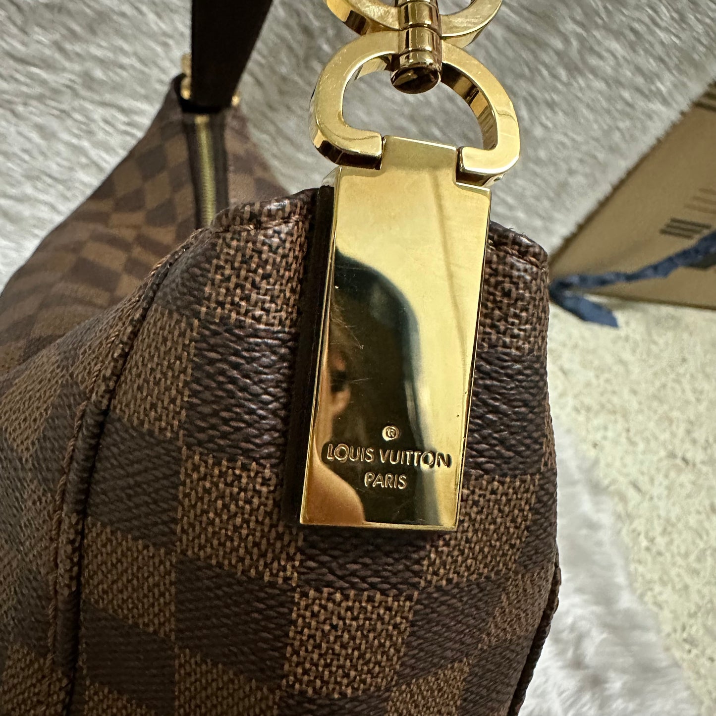 Authentic Super excellent Portobello PM damier ebene in very beautiful condition with dust bag !!! (SP4162 Date code)