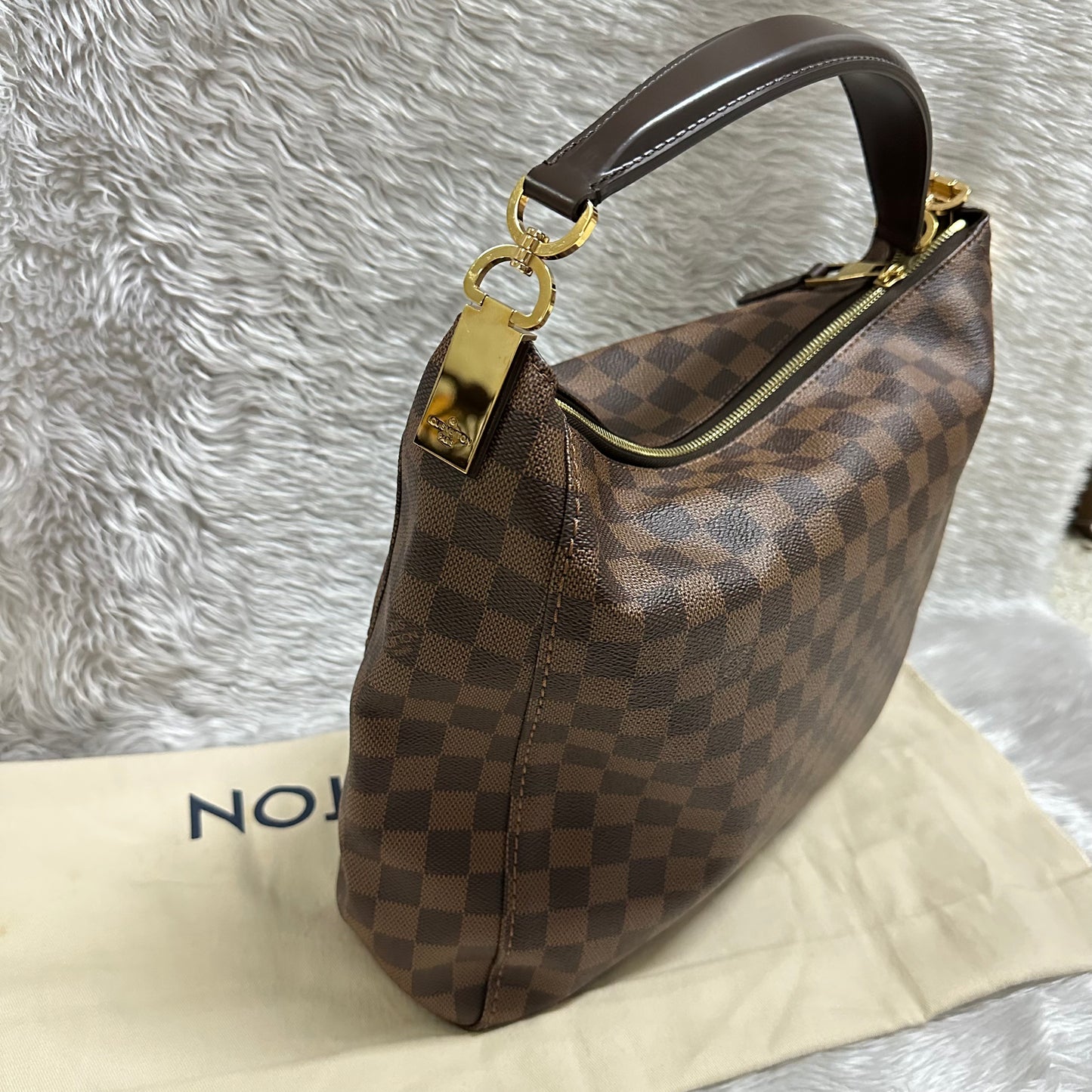 Authentic Super excellent Portobello PM damier ebene in very beautiful condition with dust bag !!! (SP4162 Date code)